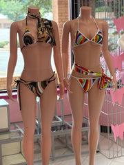 The Three Piece  Pucci Swimming suit(designer swim)