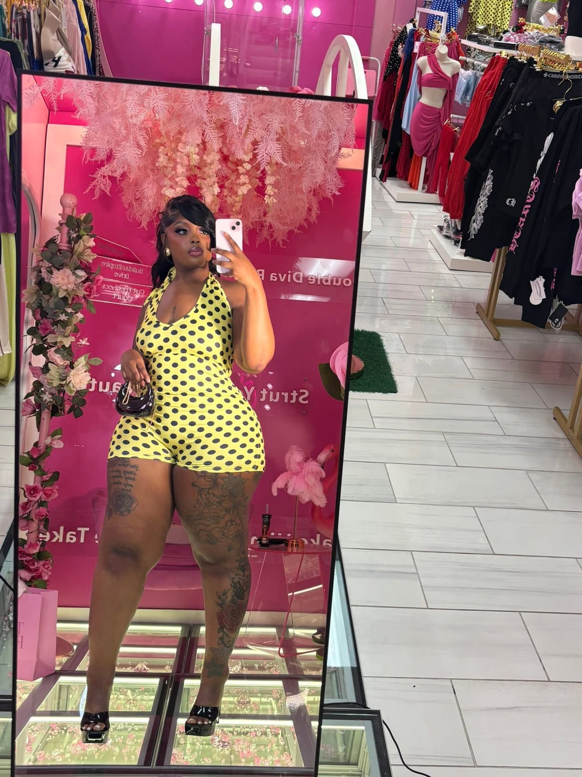 Poke-A-Dot Trendy Summer Fun Romper