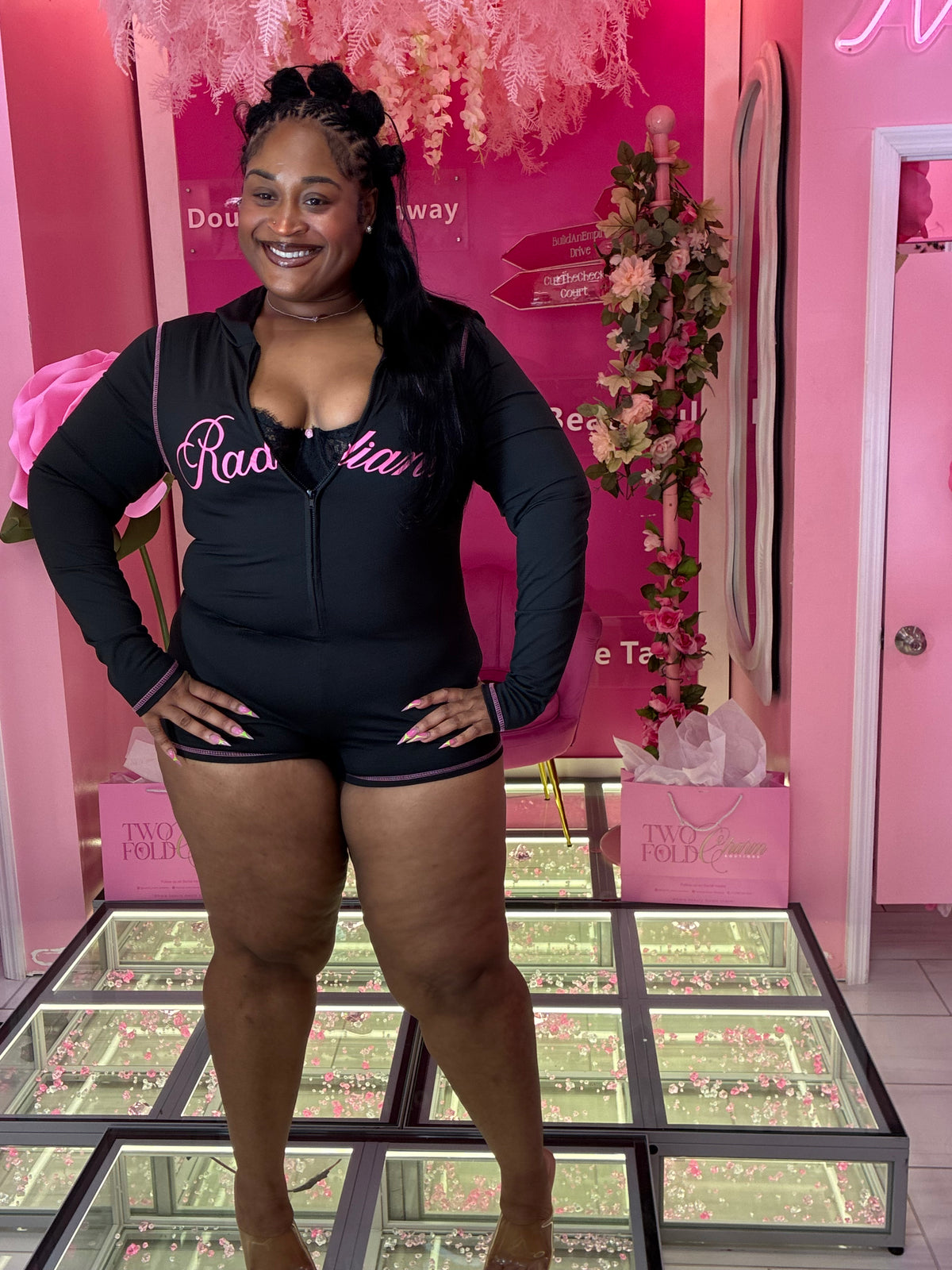Pretty Radiana Plus Romper