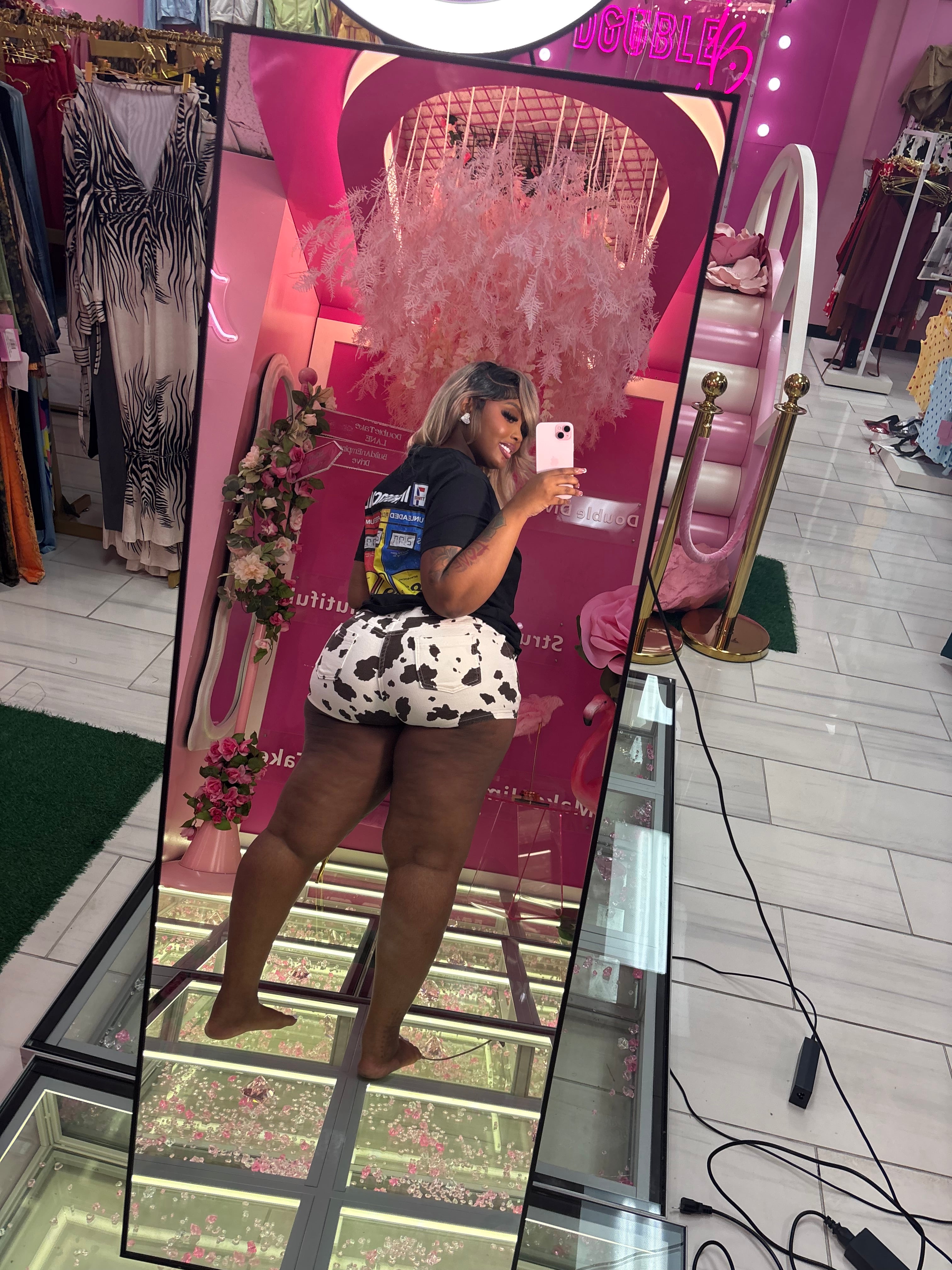 Cowgirl Print Shorts