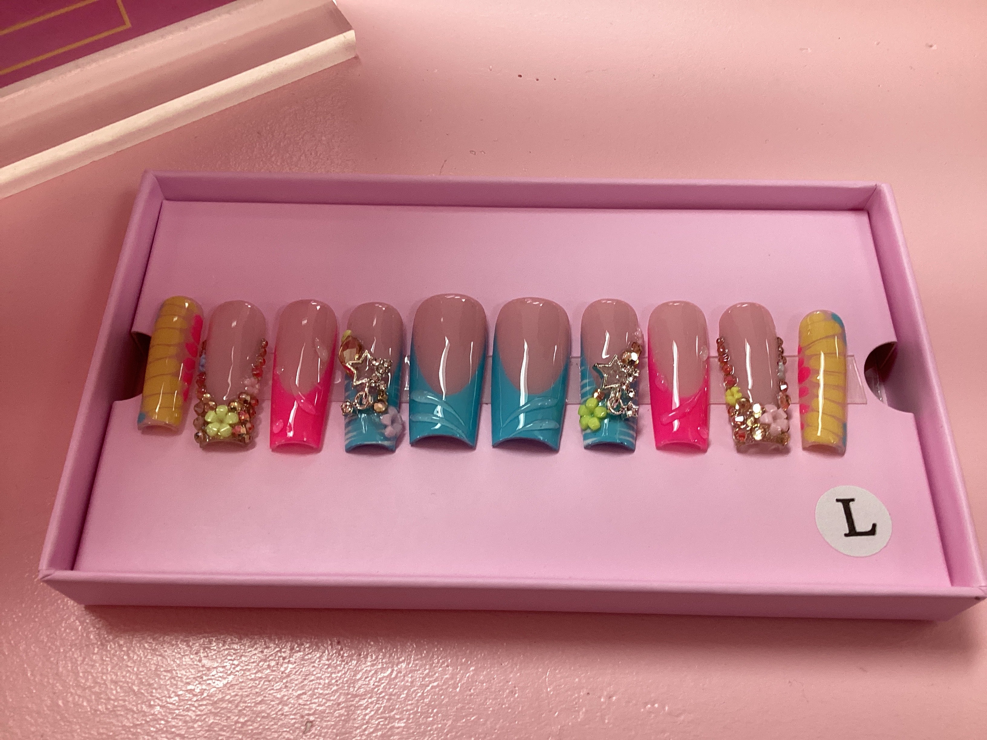 Custom Charmer Press On Nails