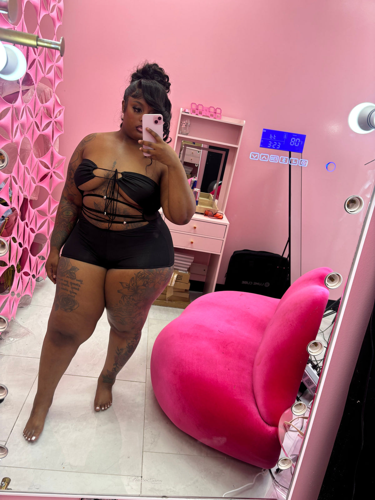 Sheer Lace Night Out Romper