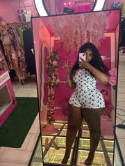 Moon Tube Top Short Set