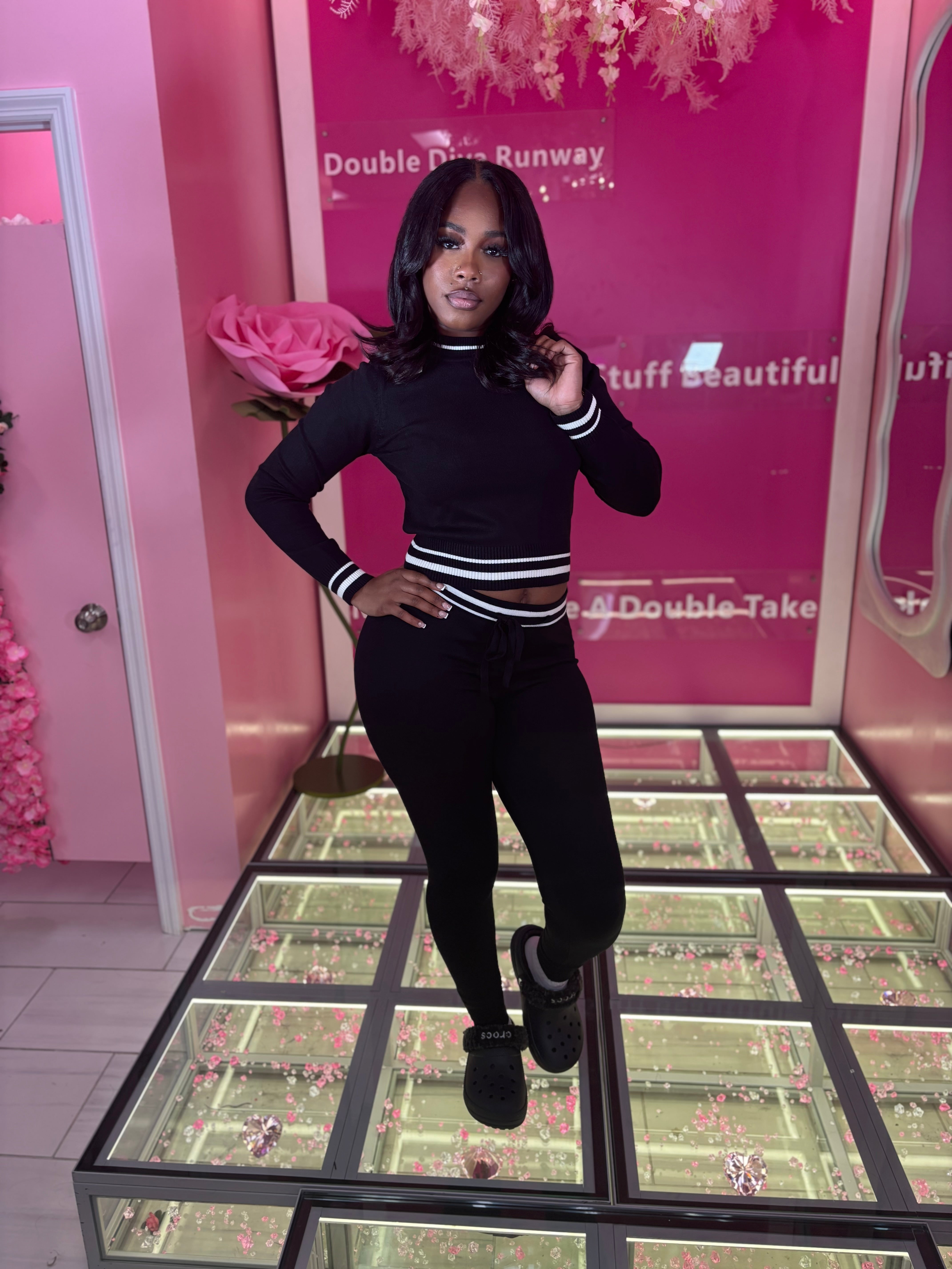 Knit Class Time Lounge Pants Set