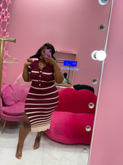 The Button Class Knit dress