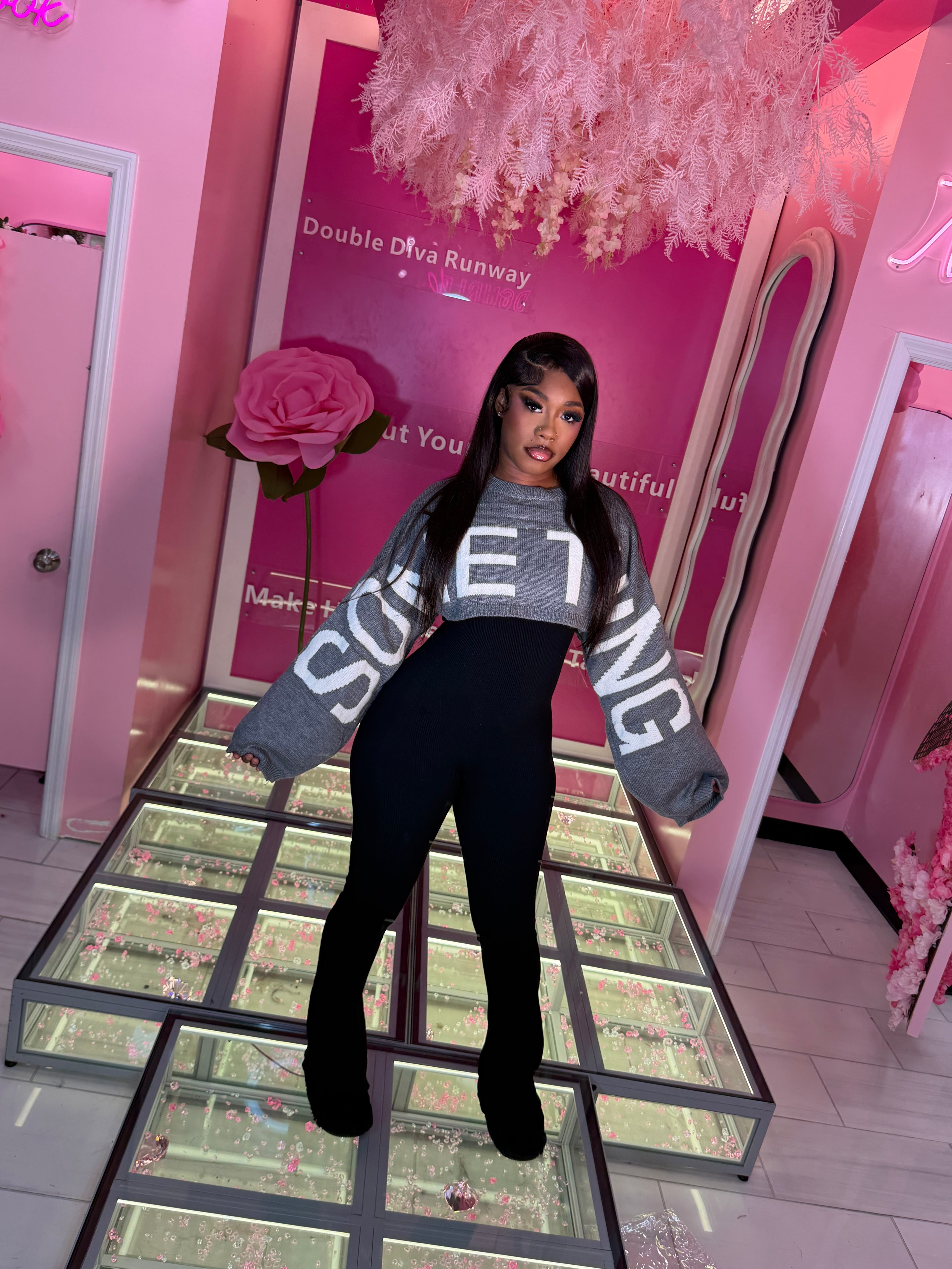 Very Much Something Very Crop Sweater