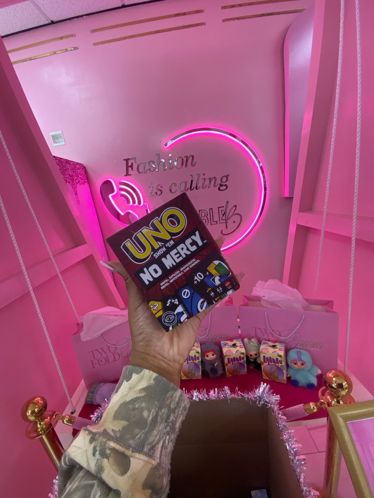 The Uno cards no mercy