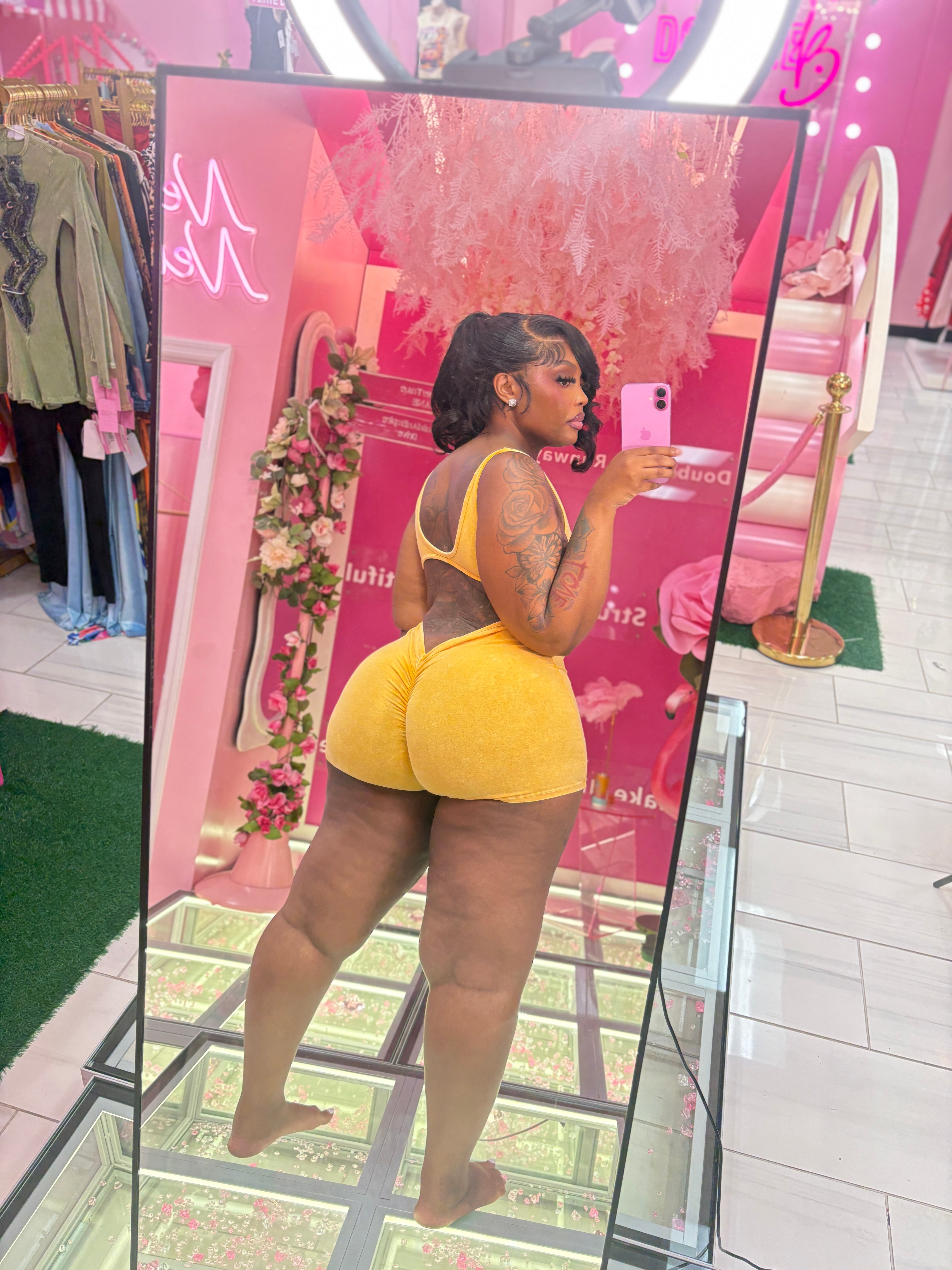 The get Active back out romper