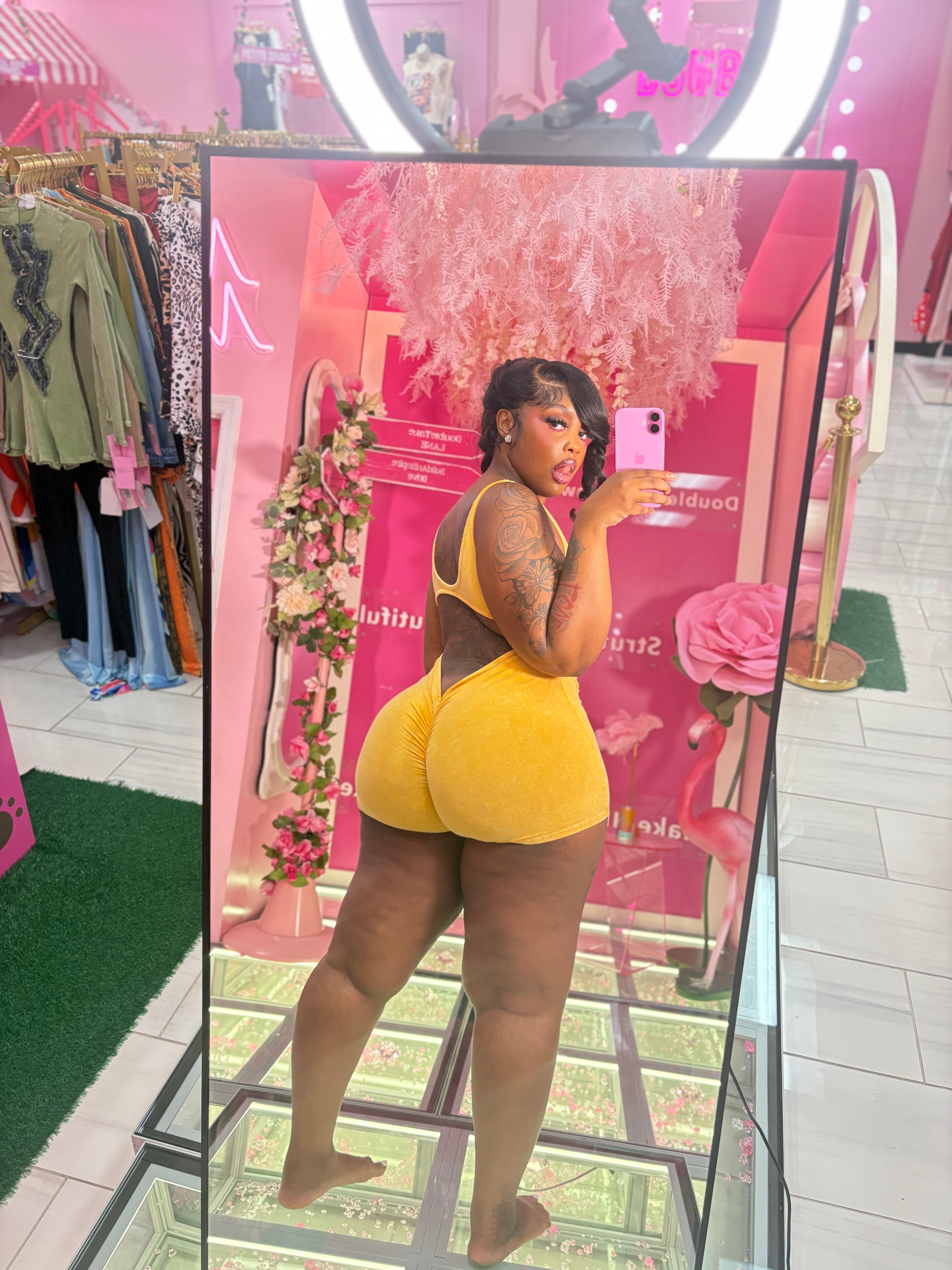 The get Active back out romper