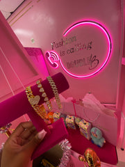 Three-piece gold baddie bracelet set