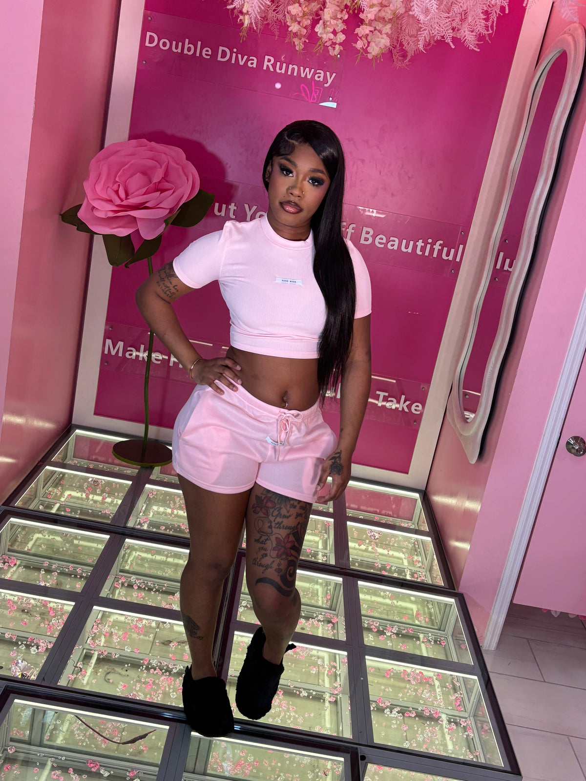 Hand Made Two Piece Short Set