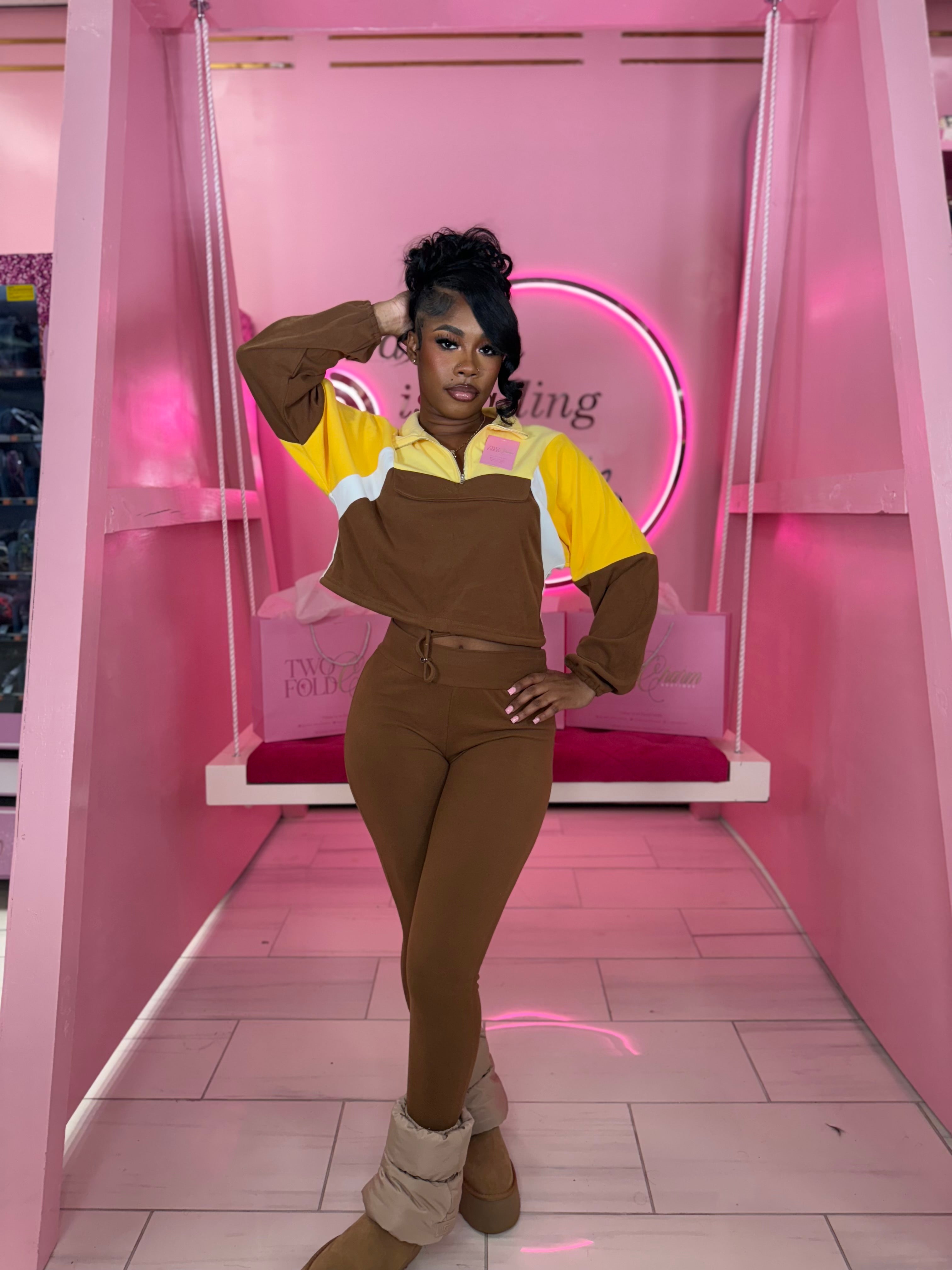 Two Tone Quart-Zip Fitted Tack Suits