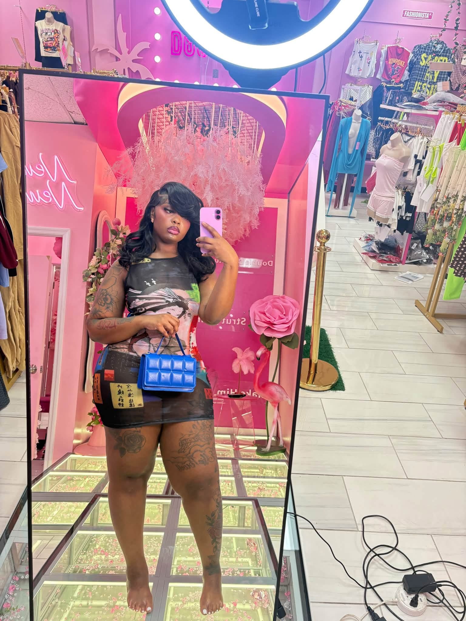 The Star Power Sheer Dress
