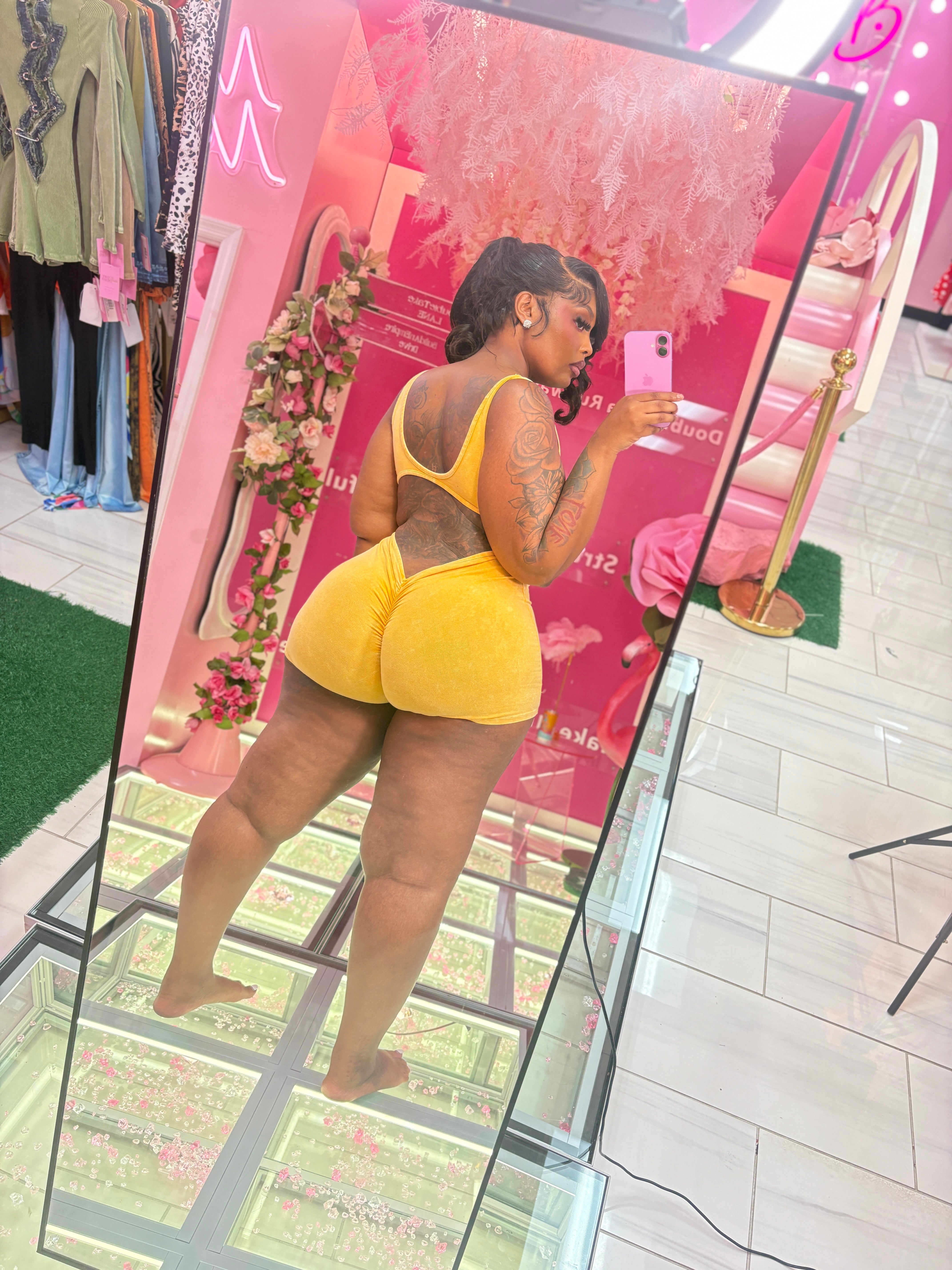 The get Active back out romper