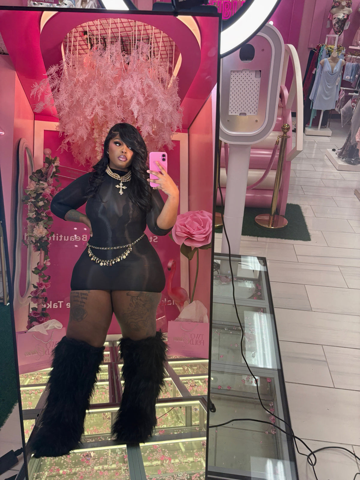 After Dark Sheer Body Dress