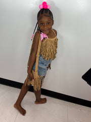 The Trail ride Fringe Kid Top