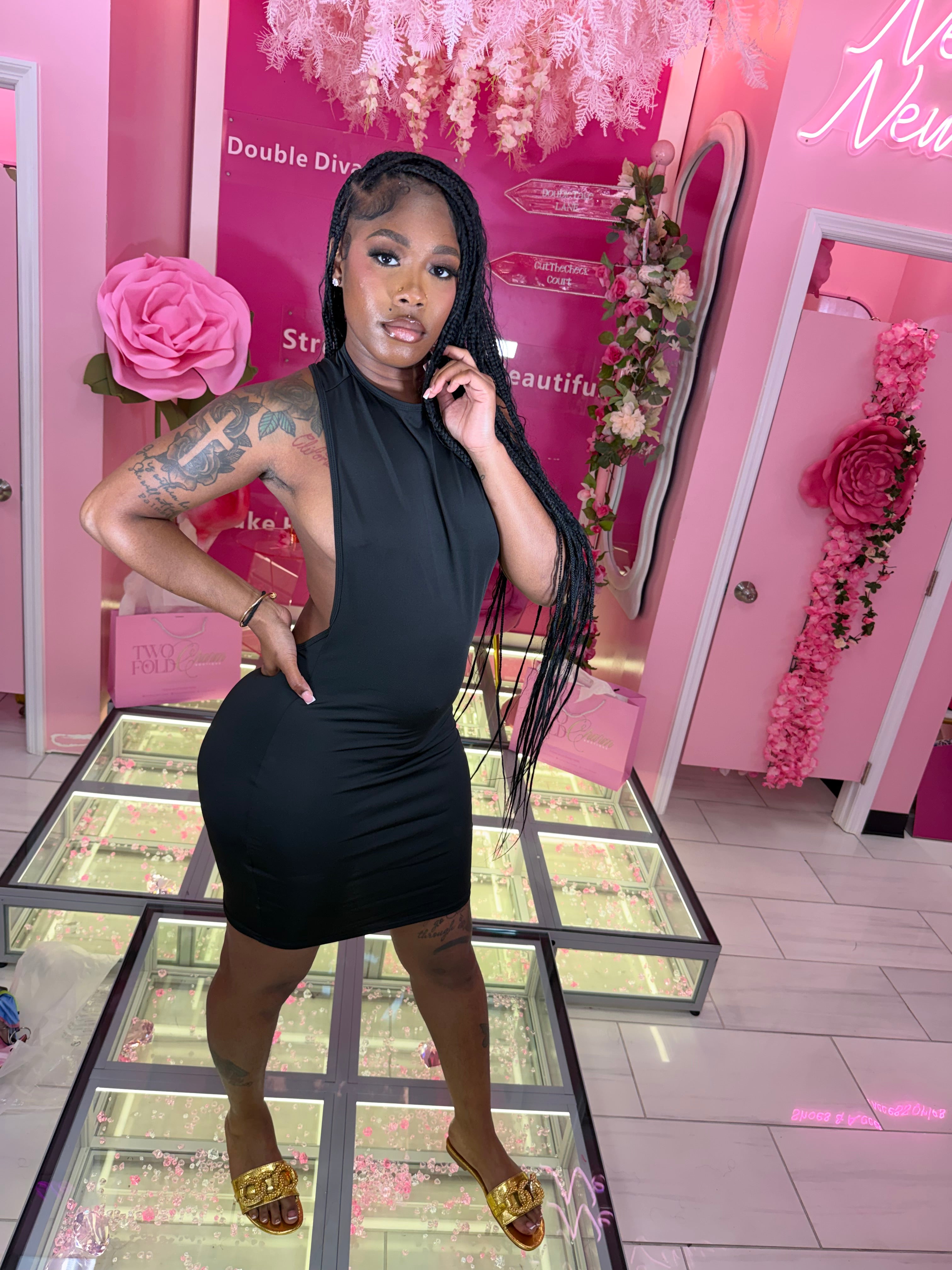 After Hours Back Out Dress