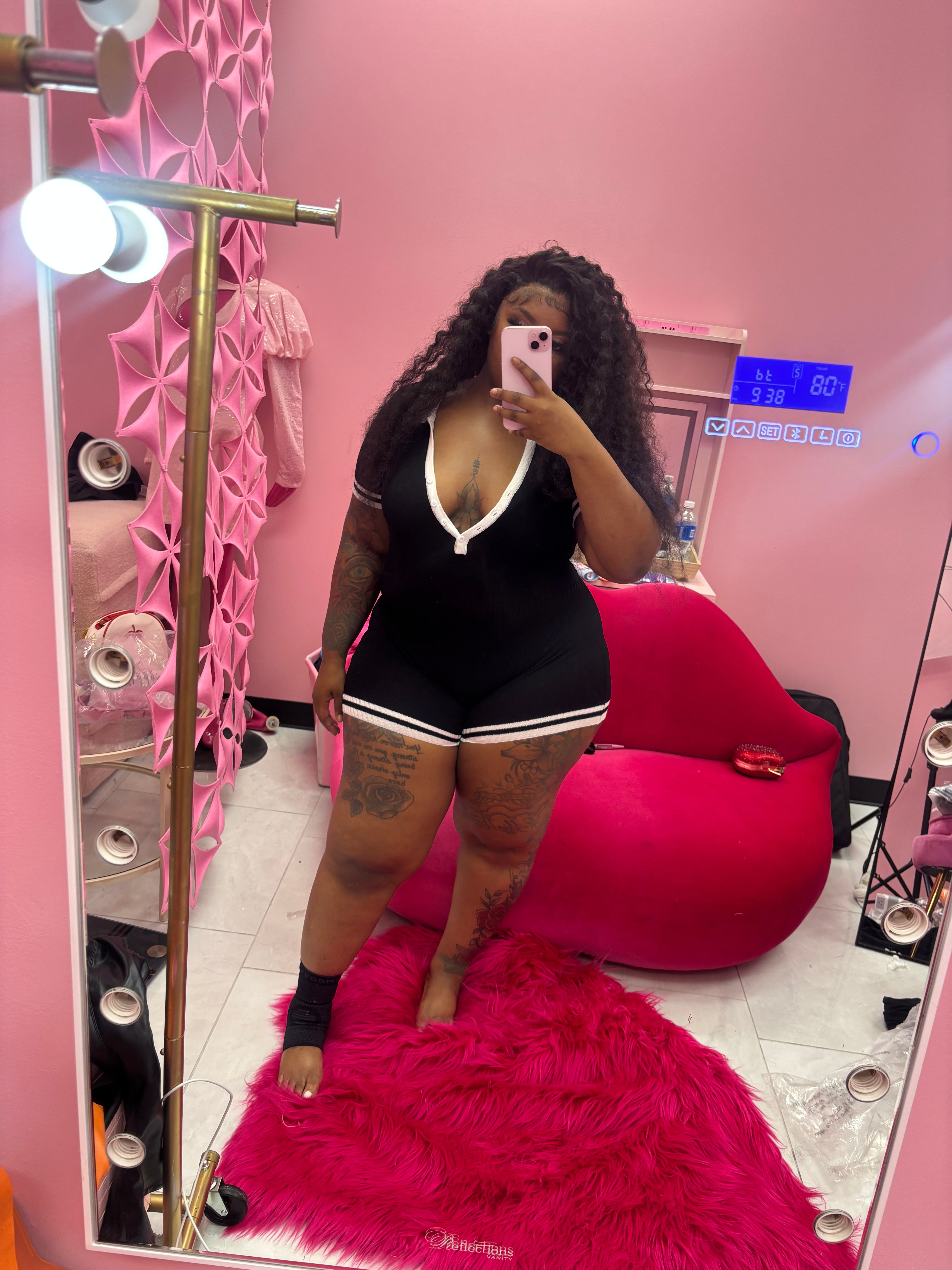 Big Pressure Collar Romper