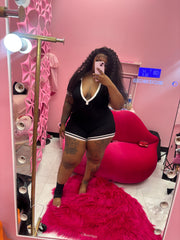 Big Pressure Collar Romper