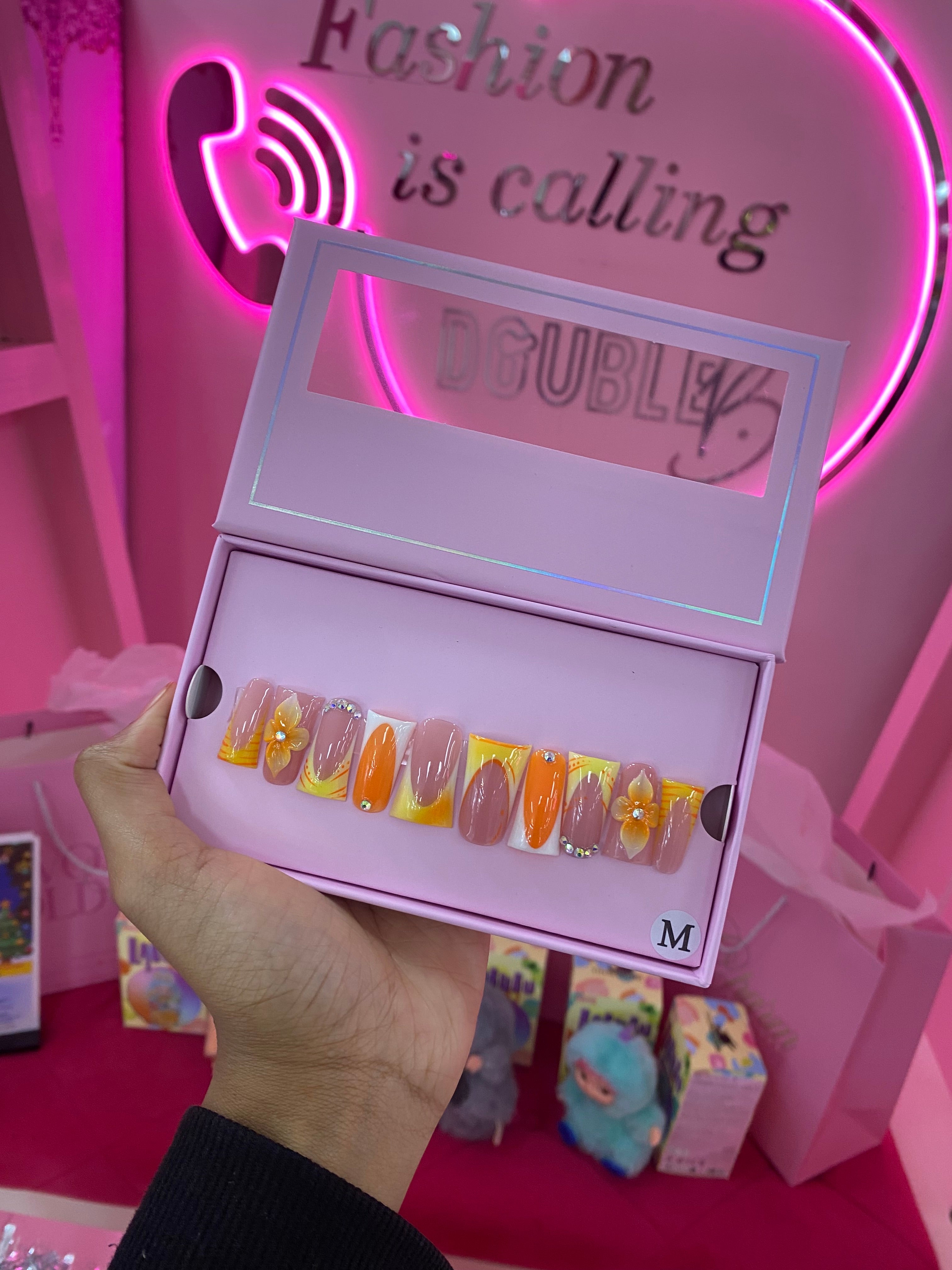 Custom Charmer Press On Nails