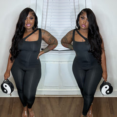 One Shoulder Catsuit Jumper