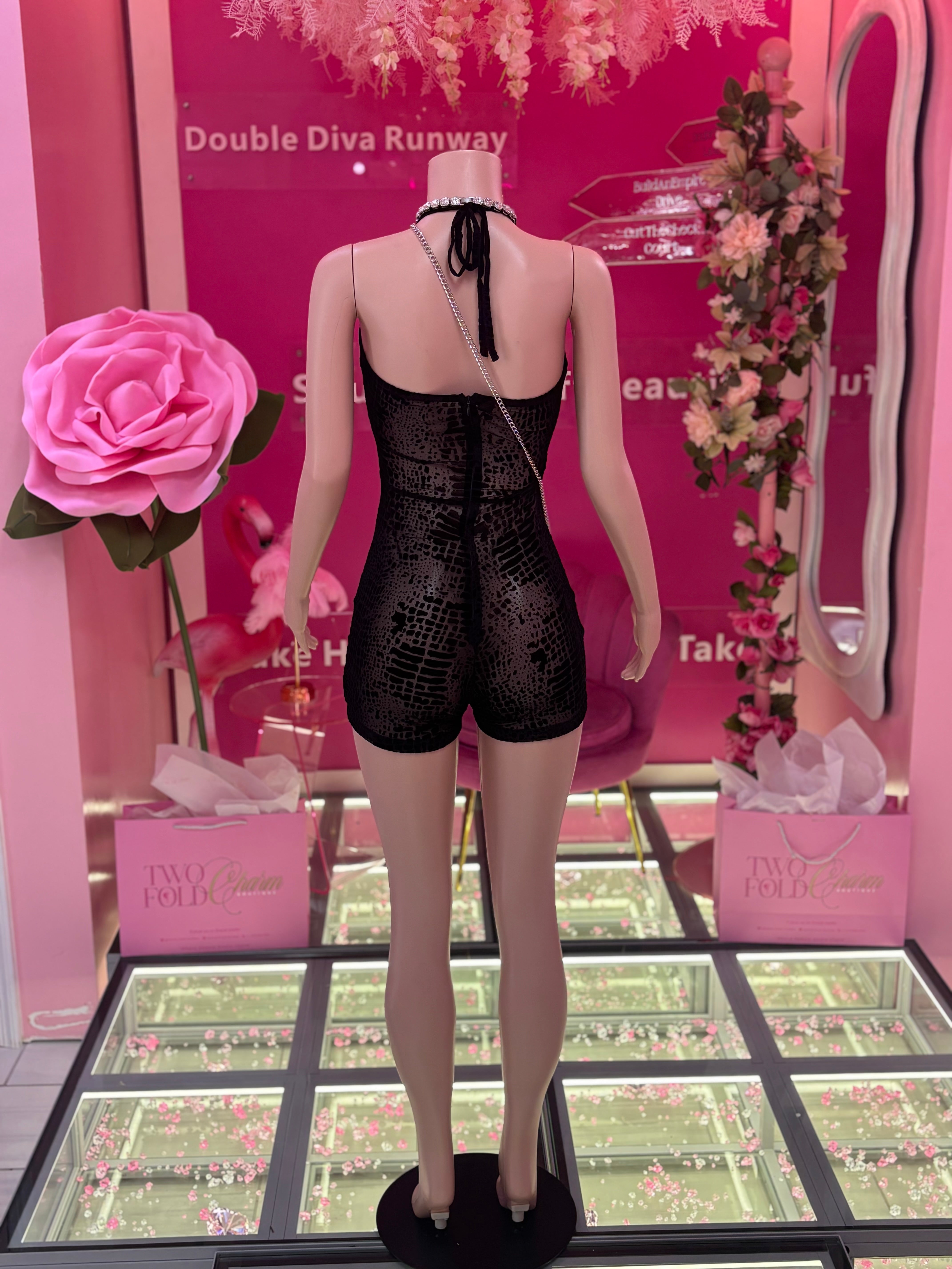 Blackout Go Girl Romper