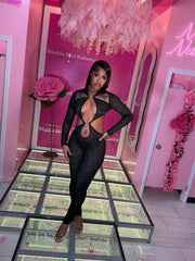 Feeling Like the Prize Lace & Gold Jumper