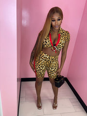The Cheetah Raw And Pretty Short set