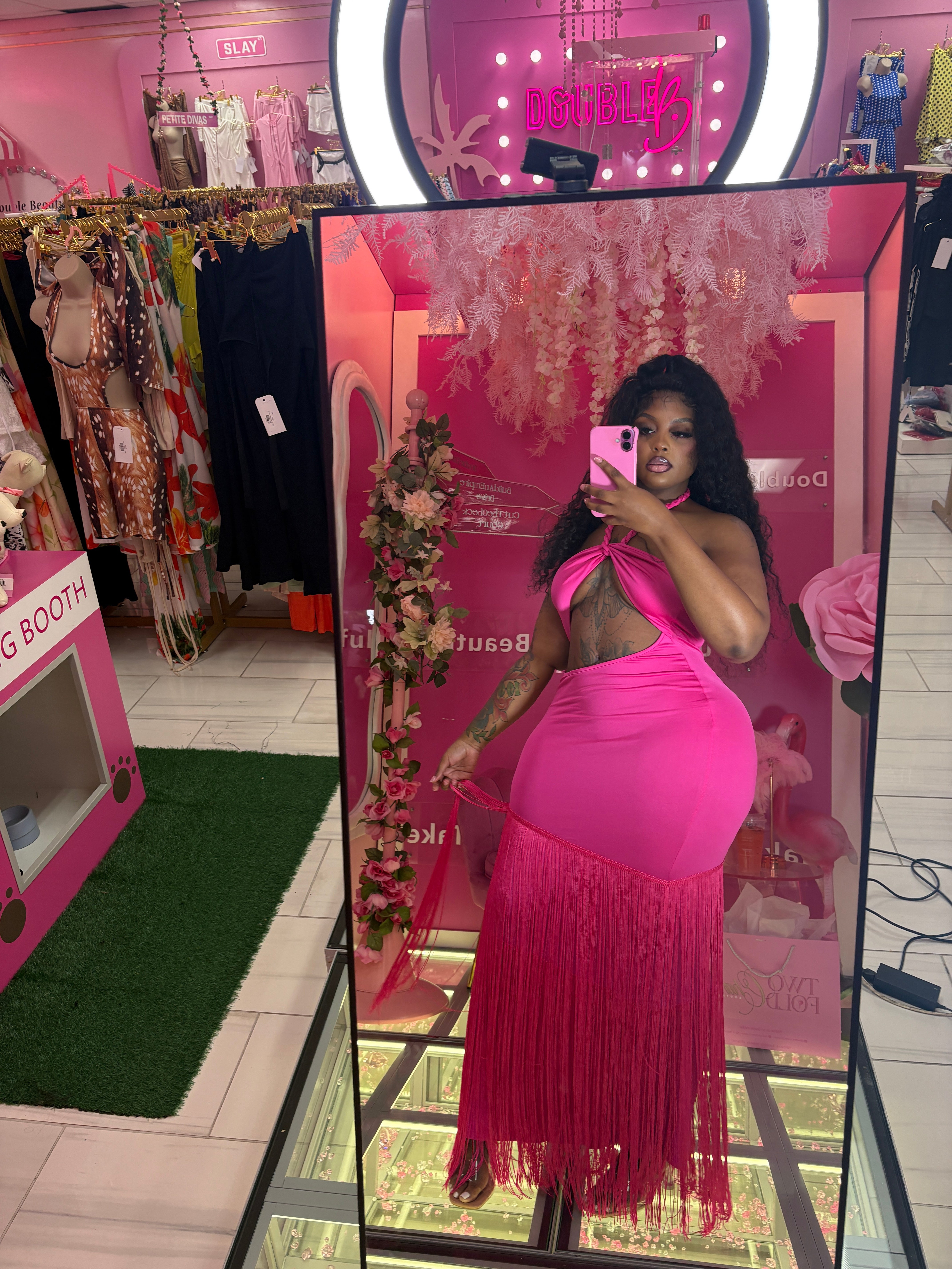 The Island Gyal shingle Dress