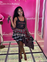 Fashion Plaided Skirt