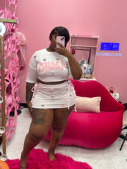 The Amirii Lacey Skirt set