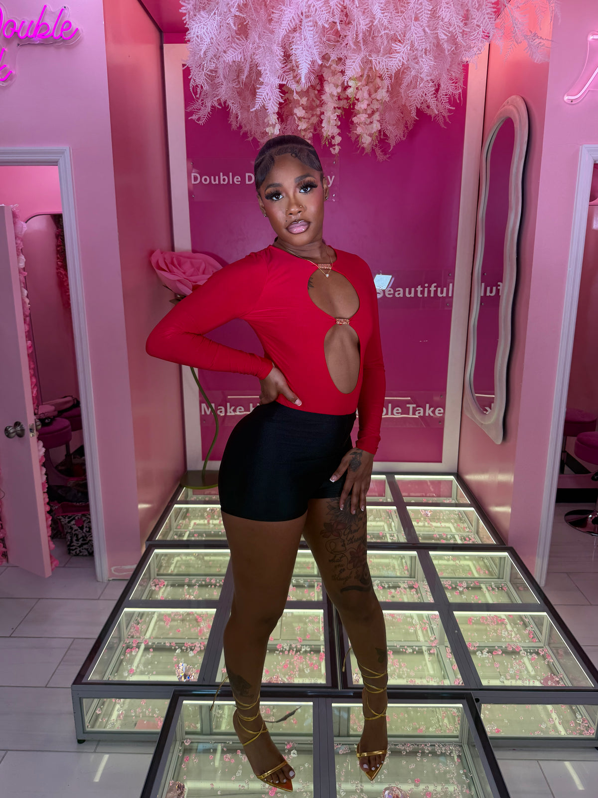 Icon Leotard No Pocket Short Set