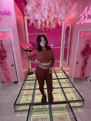 Knit Class Time Lounge Pants Set