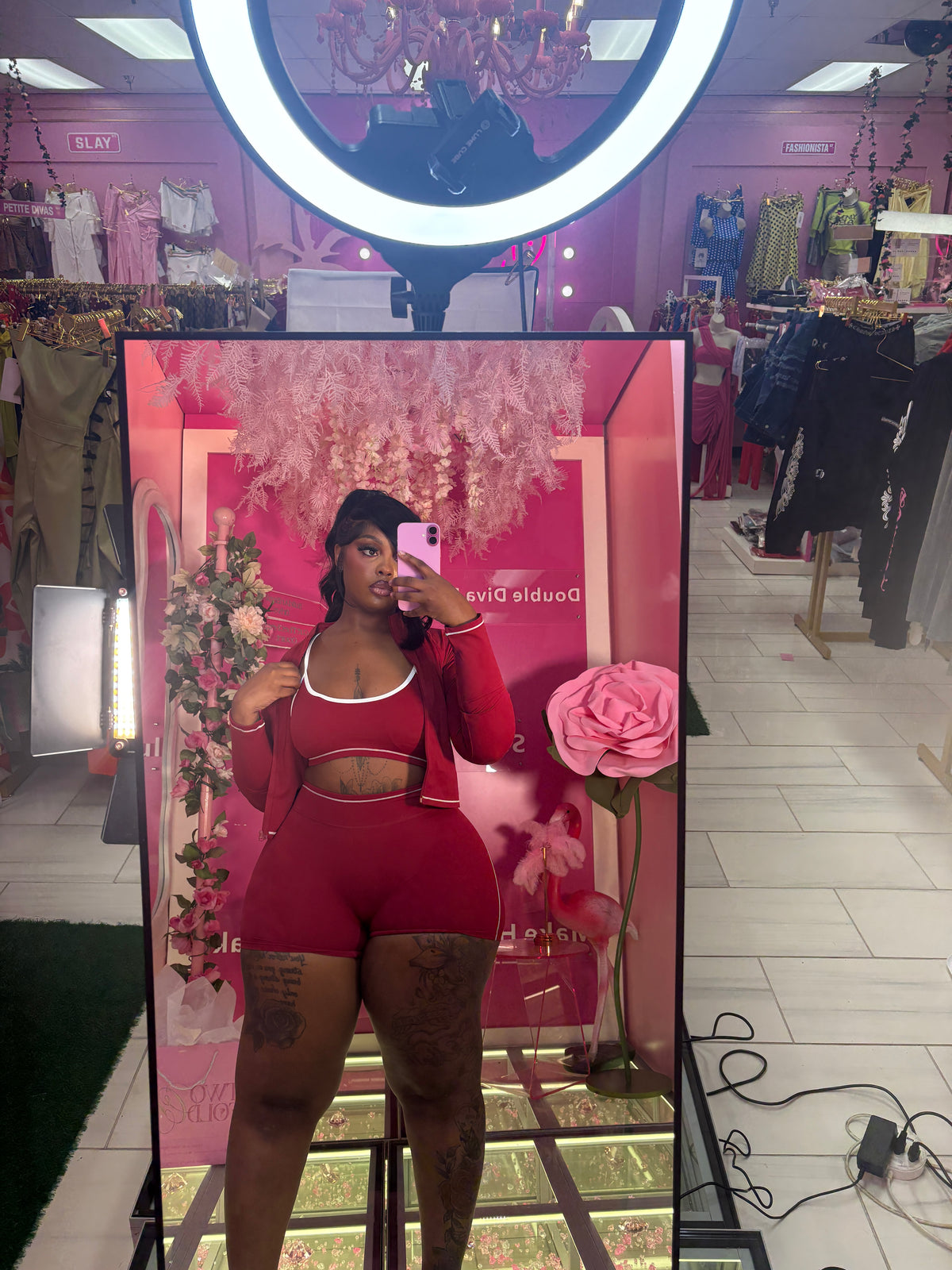 The Viral fitted Three piece lulu Short Set