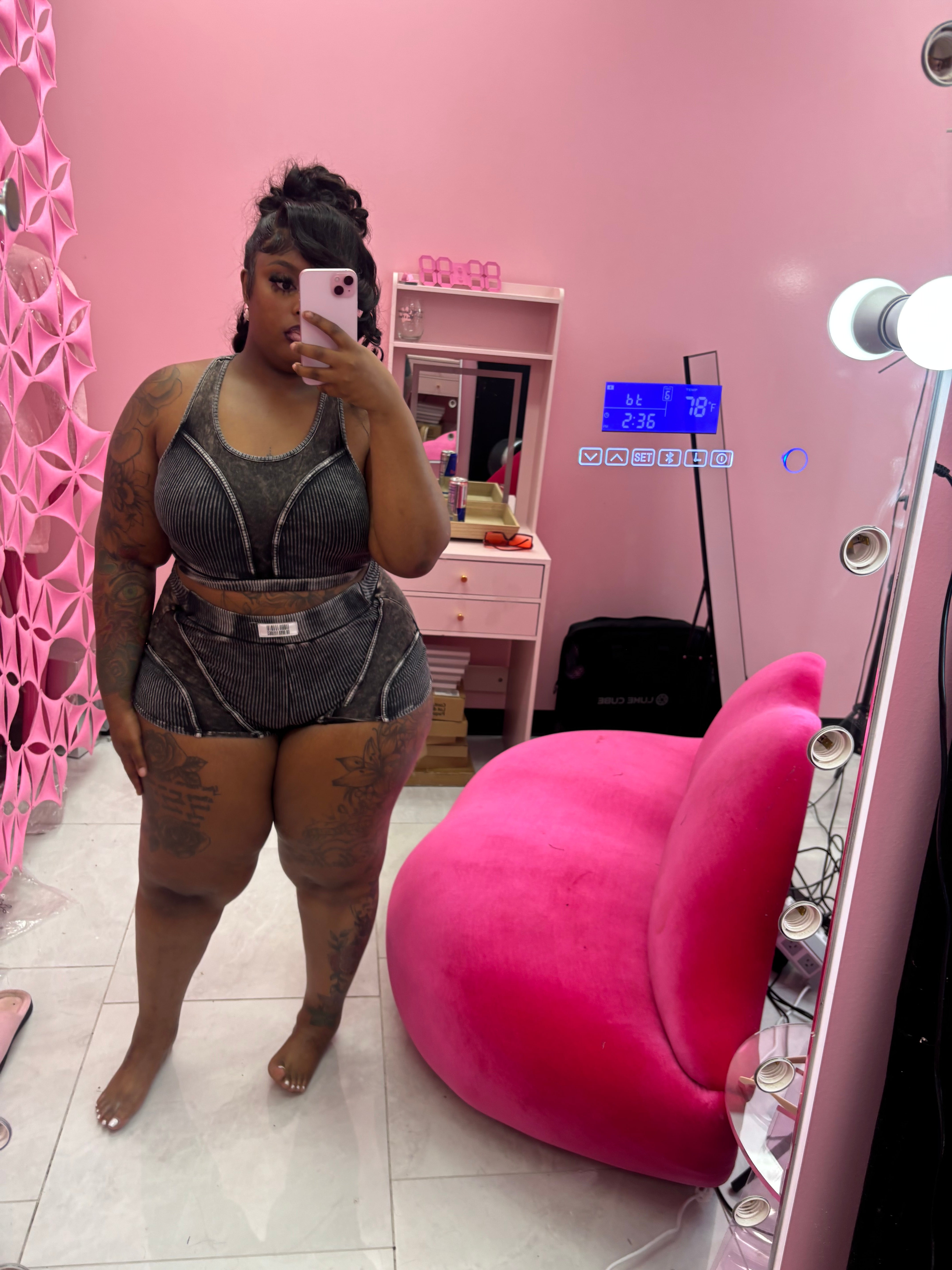 No Hard Feelings 2 Piece Short Set
