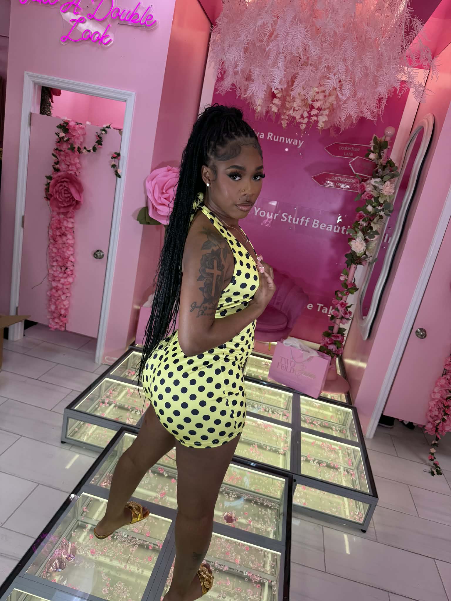Poke-A-Dot Trendy Summer Fun Romper