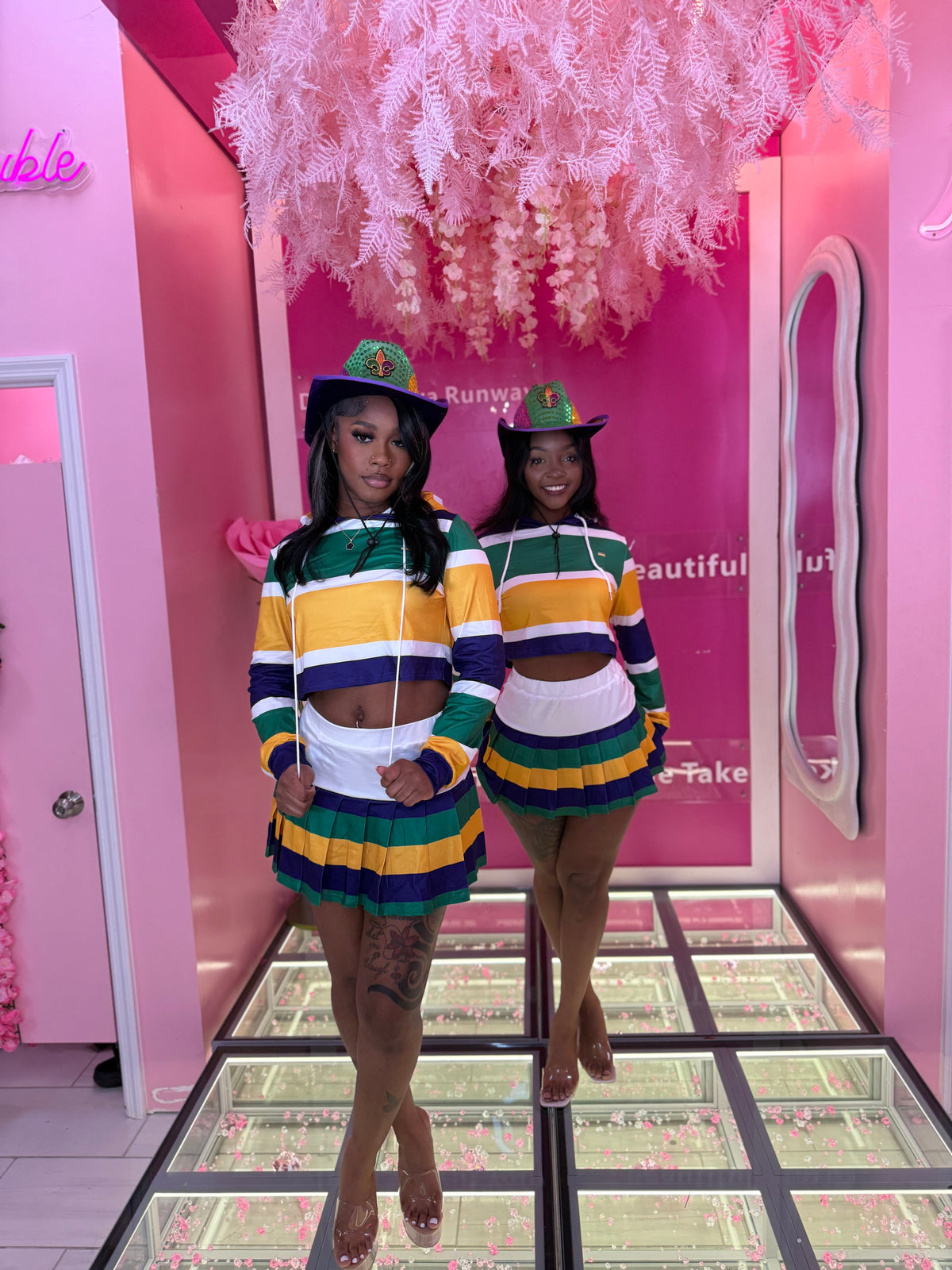 Madi Gras Cowboy Hat