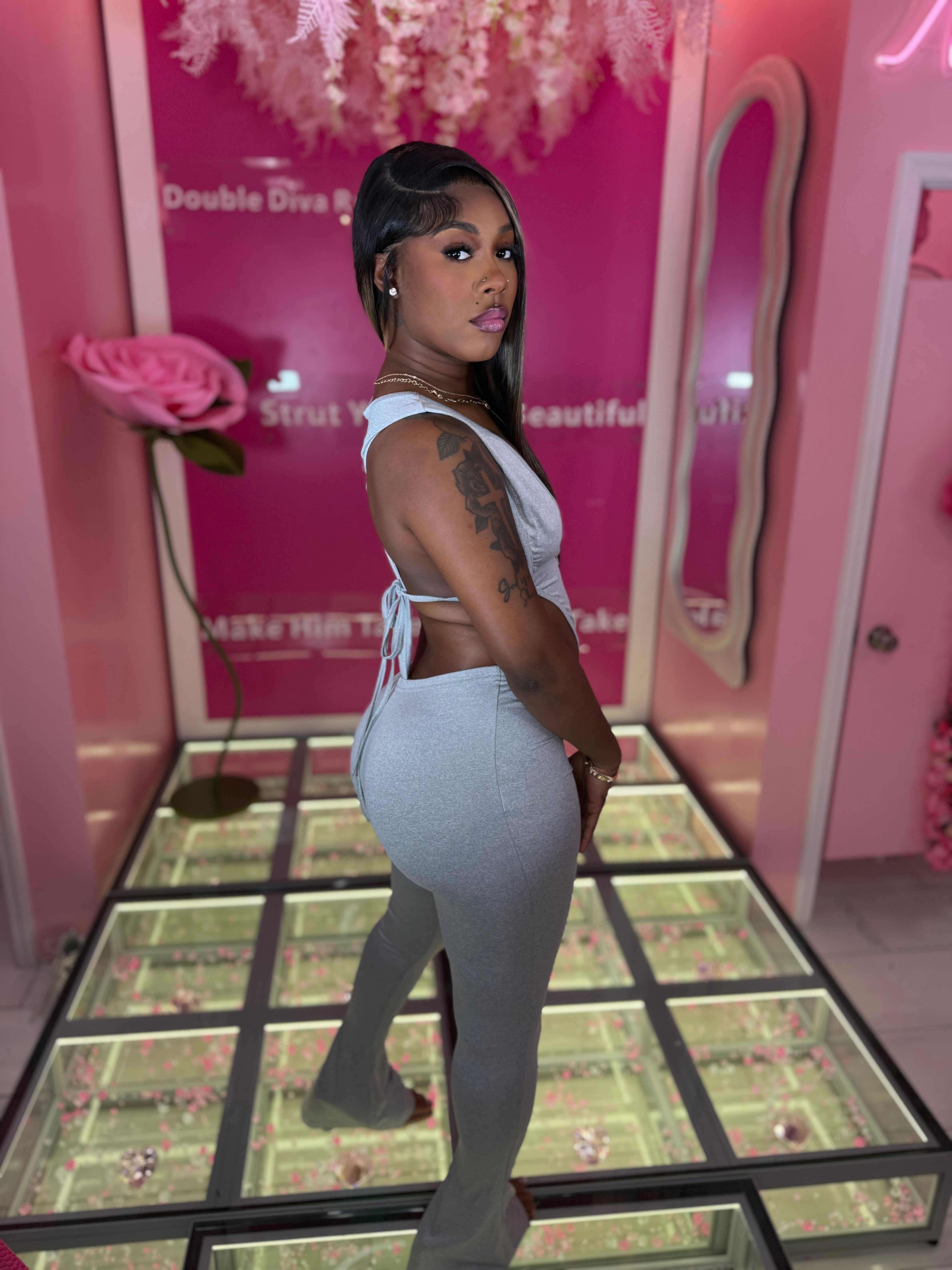 Hottie with the Body Flare pants Set