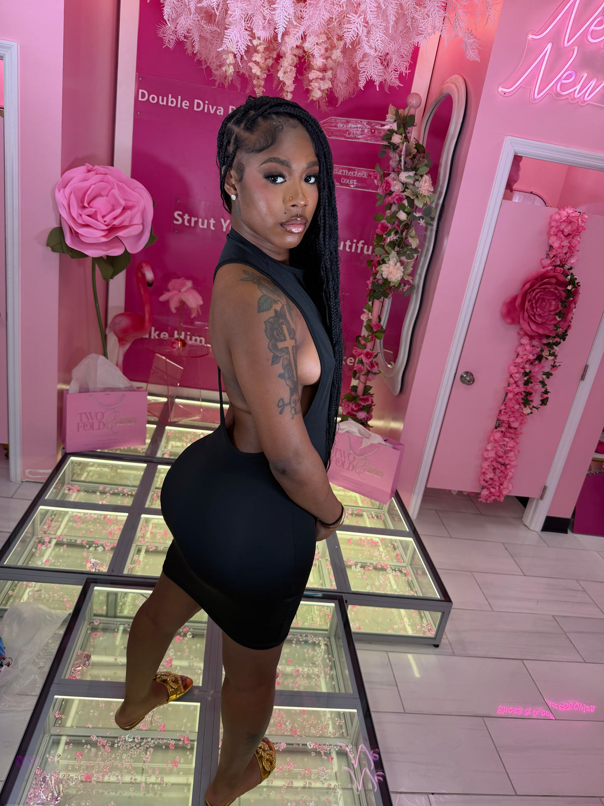 After Hours Back Out Dress