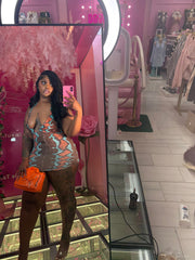Island Heat Halter dress