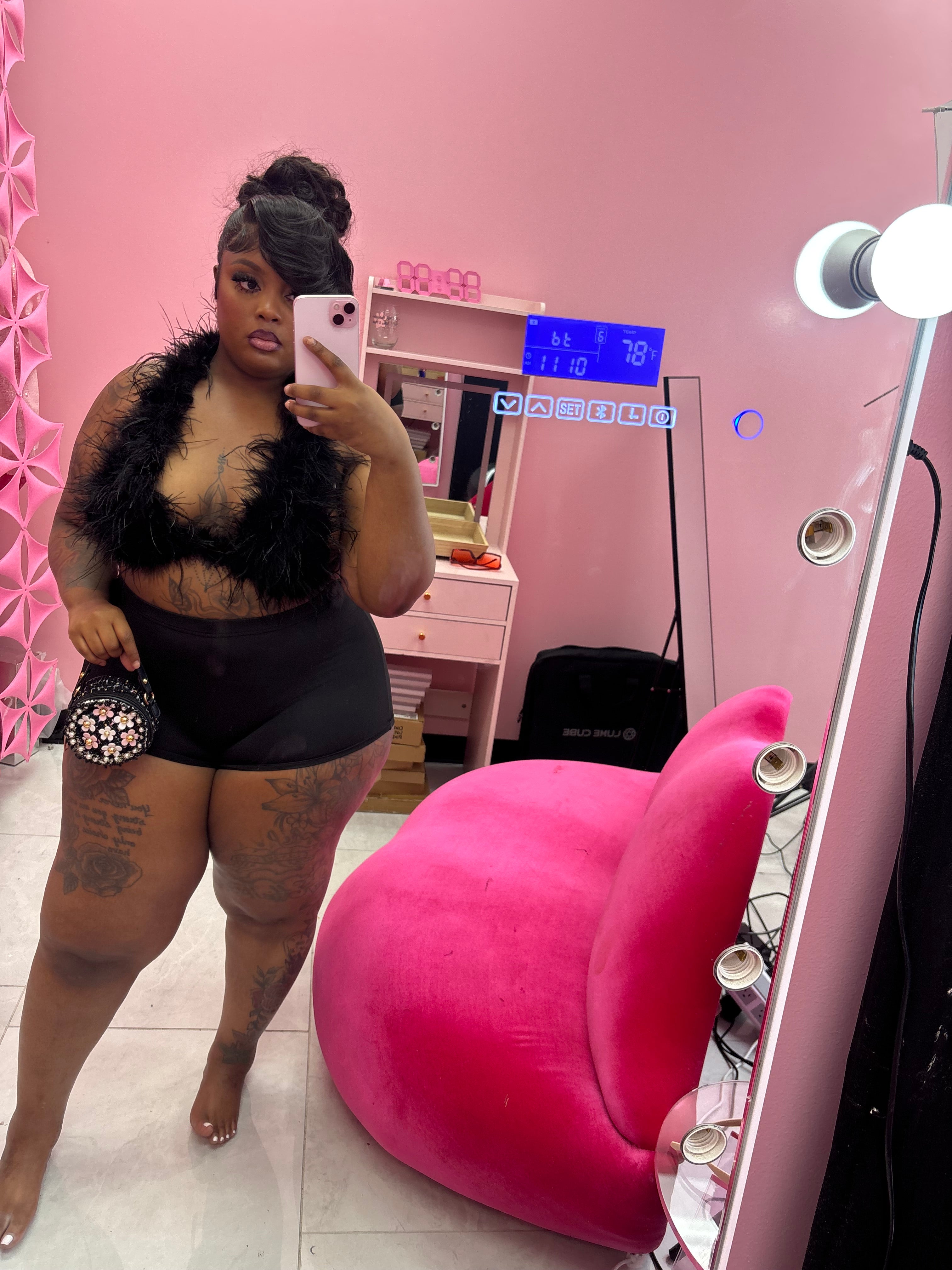 The Fur Cutesy Short Set