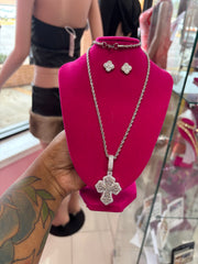 Cross Diamond Necklace