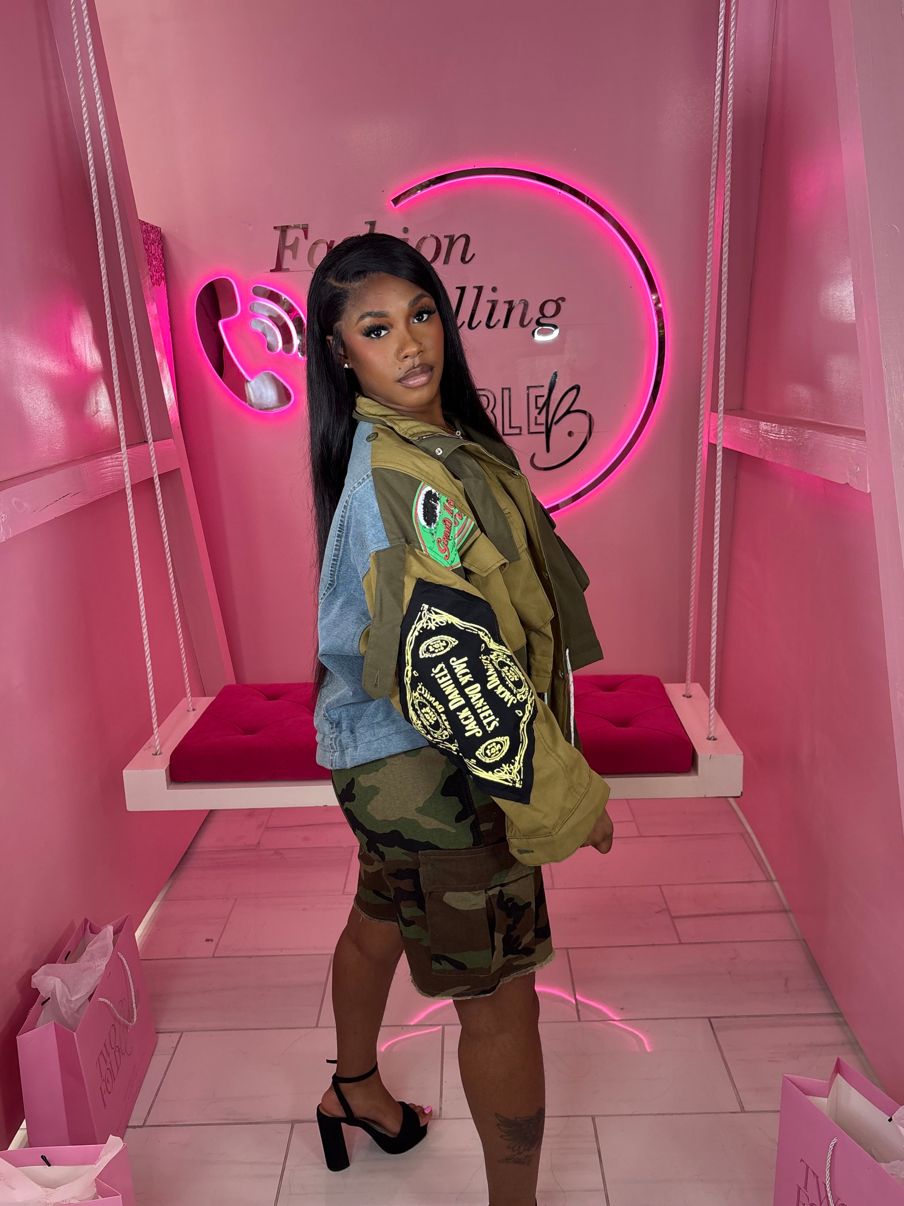 The Rocker Girl Graphic Jacket