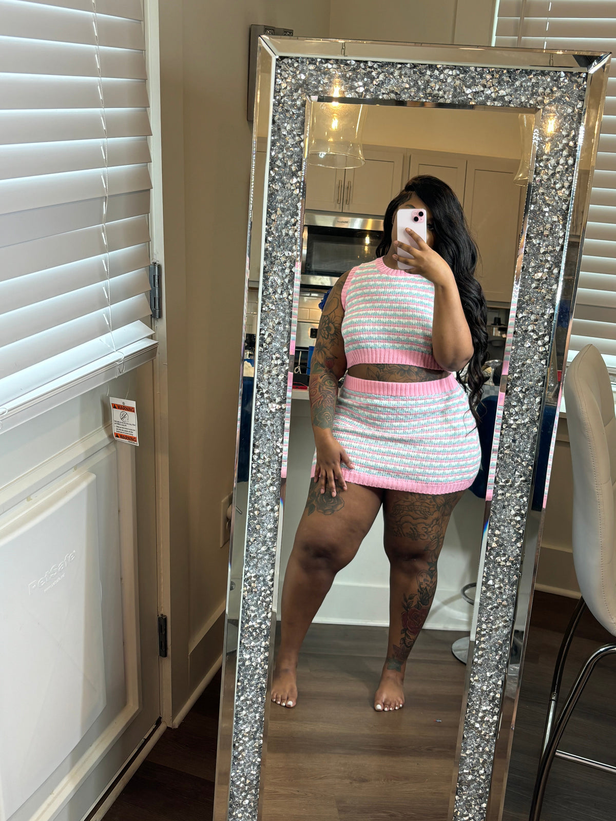 The Spring Knit Skirt Set