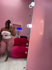 Ms Cherry Halter and Capri Set