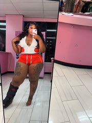 The color block Short Set