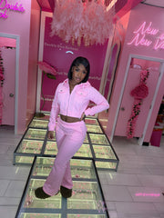 Trueeey Cargo Stacked Pants Set