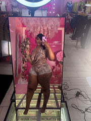 The Foxy girl Blouse Short Set