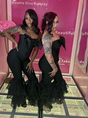 The stand out Bow wide leg Jumper