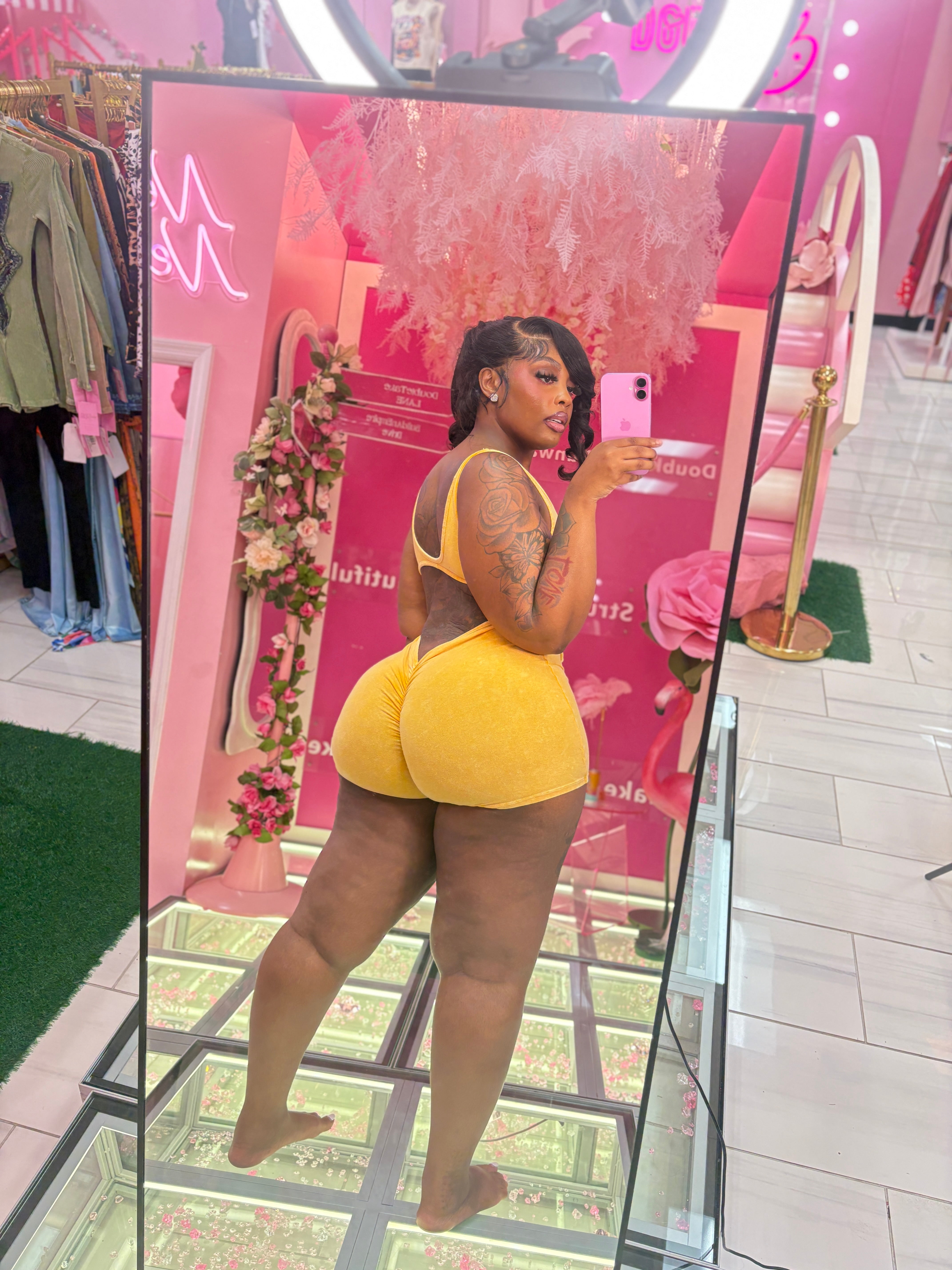 The get Active back out romper